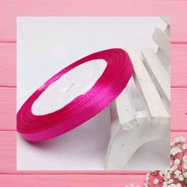 Sỉ 1 cây/10 cuộn ruy băng lụa bản 5mm nhiều màu - Cuộn 22m
