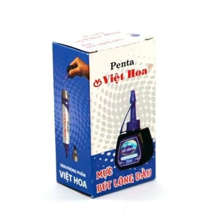 Mực Bút Lông Dầu 3 Màu - Xanh/ Đỏ/ Đen