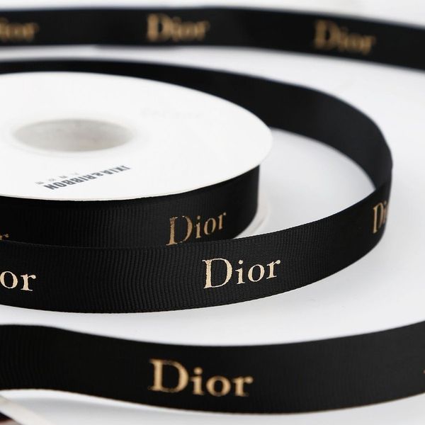 Ruy băng lụa gân in chữ DIIORR - Bản 2cm x 40met - Loại Đẹp