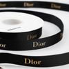 Ruy băng lụa gân in chữ DIIORR - Bản 2cm x 40met - Loại Đẹp
