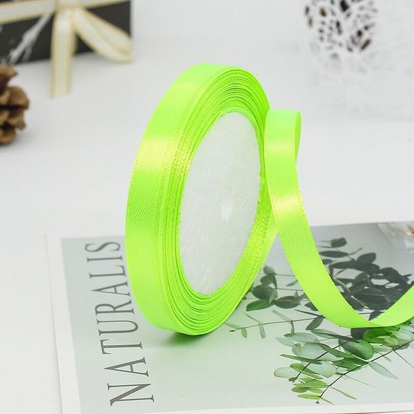 Sỉ 1 cây/10 Cuộn Ruy Băng lụa 1cm nhiều màu - cuộn 22m
