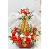 Vỏ hộp gấm - Hộp đựng trà dùng trong lễ cưới hỏi