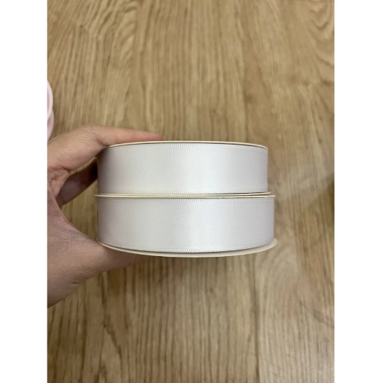 Cuộn 45met - Ruy băng lụa bản 2,5cm -loại đẹp