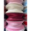 Ruy Băng Voan Bản 4cm - Ruy Băng Voan Viền Sóng Biển Trang Trí Bánh Kem - Bó Hoa