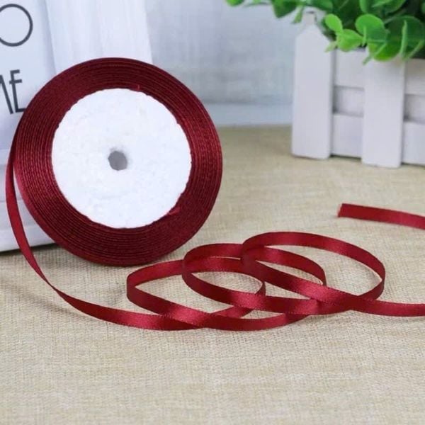Ruy băng lụa bản 5mm nhiều màu - Cuộn 22 met