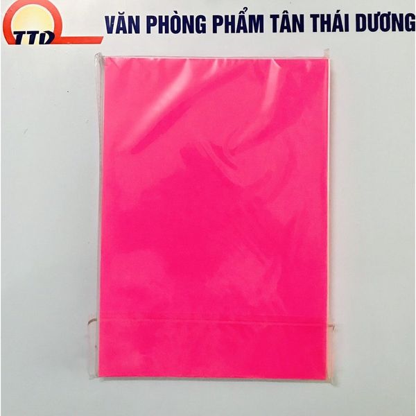 Bìa Màu A4, Giấy A4 Màu, Tập 100 Tờ