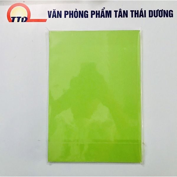 Bìa Màu A4, Giấy A4 Màu, Tập 100 Tờ