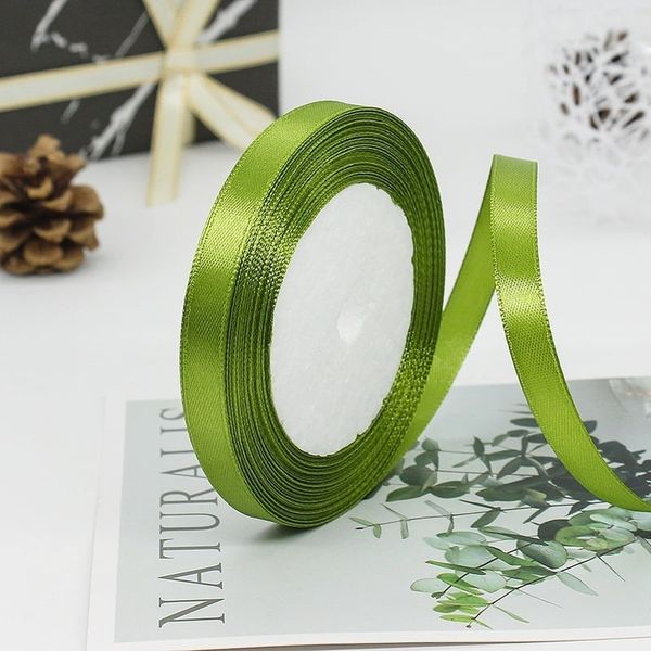 Sỉ 1 cây/10 Cuộn Ruy Băng lụa 1cm nhiều màu - cuộn 22m