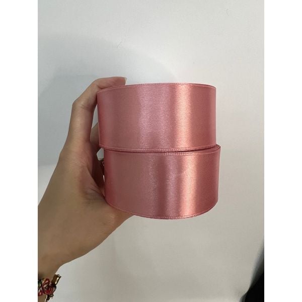 (Sỉ 5 cuộn)  Ruy Băng Lụa  Bản 4cm - 22met