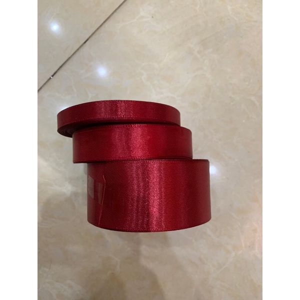 Ruy băng lụa 1cm, 2cm, 4cm nhiều màu - Cuộn 22m - Loại Đẹp