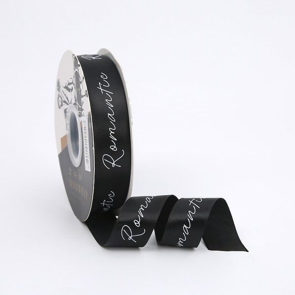 Ruy băng in chữ Romantic bản 2cm ( Cuộn 45m)