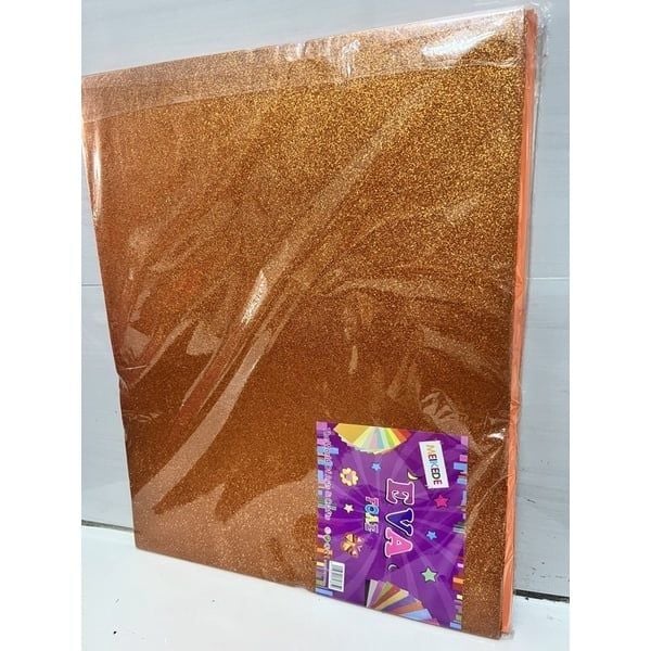 Xốp nhũ kim tuyến . Xốp EVA phủ nhũ .  Làm đồ Handmade - khổ 40x50cm