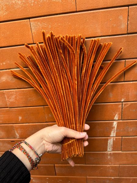 LOẠI 1 - 100 cành kẽm nhung , kẽm xù nhung trang trí làm đồ handmade dài 30cm