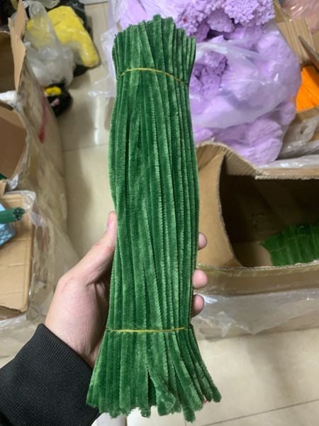 LOẠI 1 - 100 cành kẽm nhung , kẽm xù nhung trang trí làm đồ handmade dài 30cm
