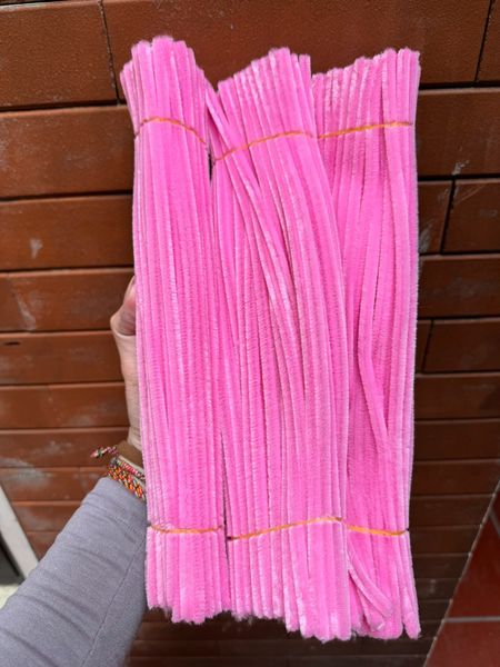LOẠI 1 - 100 cành kẽm nhung , kẽm xù nhung trang trí làm đồ handmade dài 30cm