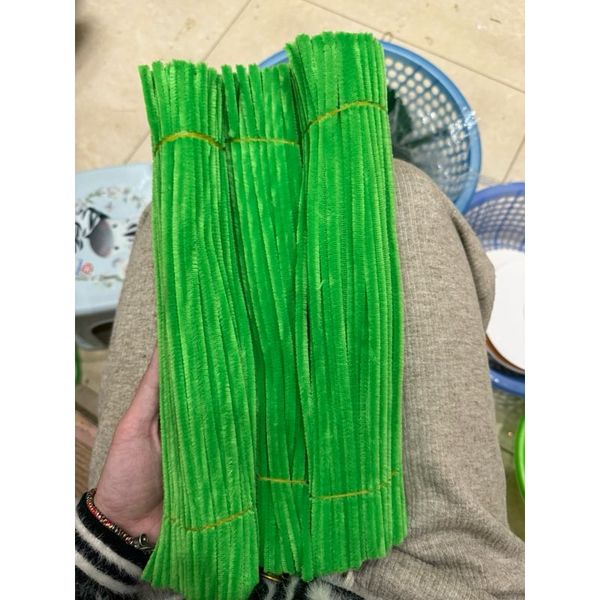 LOẠI 1 - 100 cành kẽm nhung , kẽm xù nhung trang trí làm đồ handmade dài 30cm