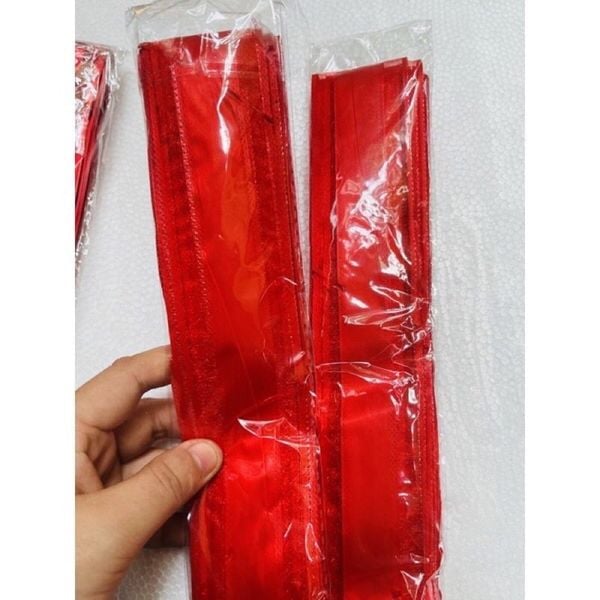 (Tập 10 chiếc) NƠ RÚT  VIỀN VOAN trang trí lẵng hoa- trang trí giỏ quà tết, trang trí xe cưới . nhiều màu sắc cực đẹp