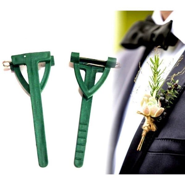 Kẹp Làm Hoa - Cài Áo Chú Rể Bằng Nhựa Tiện Lợi,Dễ Sử Dụng,Ghim Cài Áo Phụ Kiện Đám Cưới