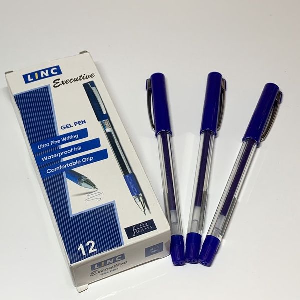 Bút Bi Nước LinC Executive ( Hộp 12 Chiếc) - Chính Hãng Ấn Độ