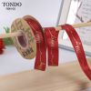 Ruy Băng Lụa In Chữ Happy Bản 2,5cm- Cuộn To Loại đẹp