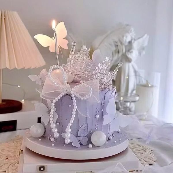 Nơ ngọc trai - Nơ ngọc trang trí bánh sinh nhật, trang trí bó hoa - Làm đồ handmade cực đẹp