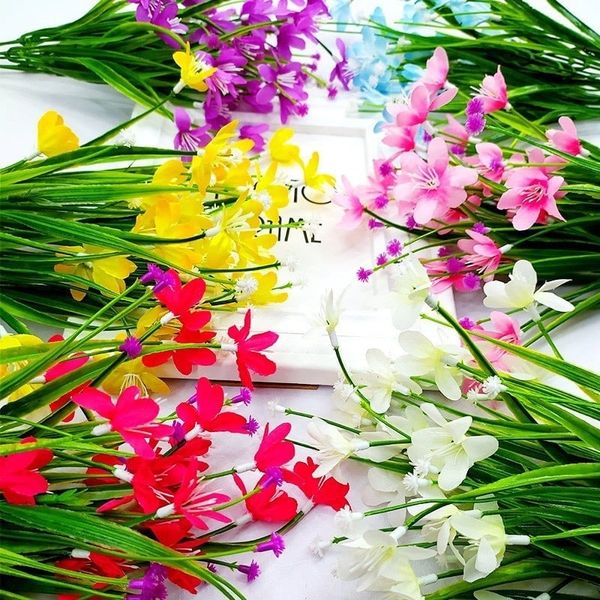 HOA GIẢ - Hoa Thuỷ Tiên - 1 Cụm hoa thuỷ tiên giả. Trang trí nhà cửa, decor cực xinh