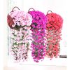 Hoa Giả - Chùm hoa đỗ quyên giả cao cấp dáng rủ treo tường - Decor Trang trí nhà cửa