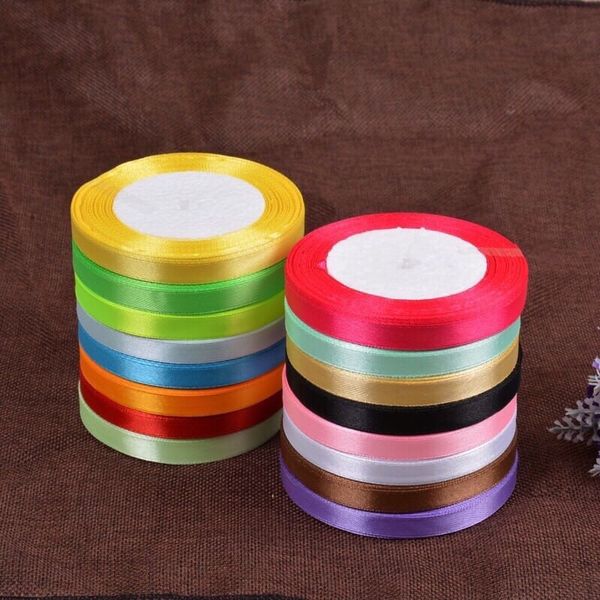 Ruy băng lụa 1cm, 2cm, 4cm nhiều màu - Cuộn 22m - Loại Đẹp