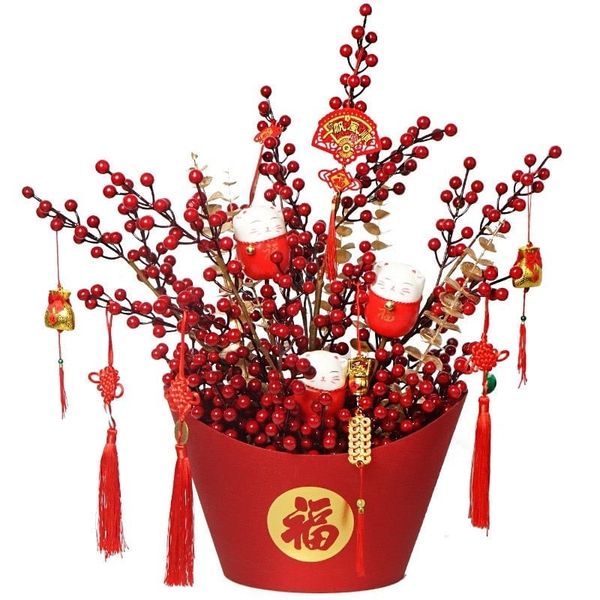Mèo Thần Tài Xốp Decor Trang Trí Vòng Đào, Hoa Tết