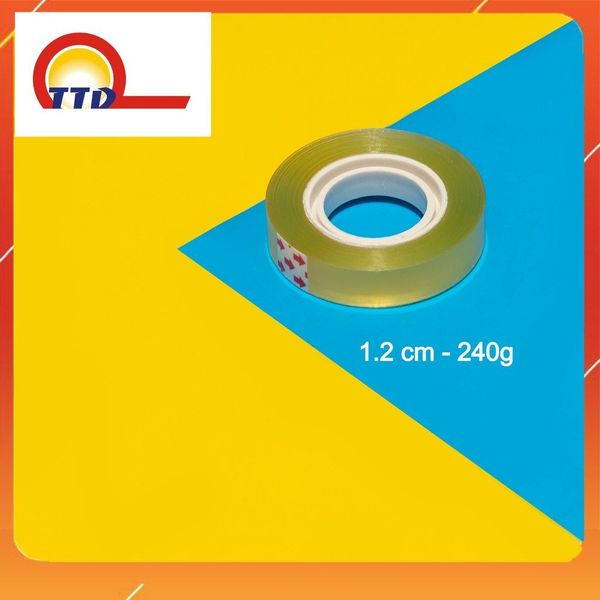 Băng Dính Văn Phòng 1 Cây_ Khổ 1.2 cm - 2 cm_Cân nặng 180gr - 240gr