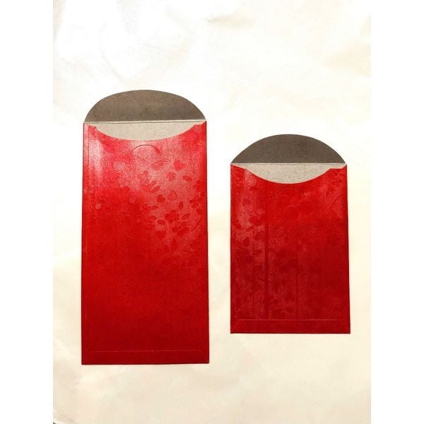 Set 6 chiếc Lì Xì chữ Hỷ dùng trong đám cưới, lễ trao duyên - Lì xì chữ Hỷ may mắn - Decor trang trí phòng cưới