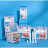 Bút lông màu Marker - 2 đầu hộp nhựa Deli cao cấp - Tô màu vẽ tranh chuyên nghiệp
