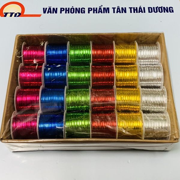 Dây Kẽm Kim Tuyến , Dây Thiếc đủ mầu sắc . Dây Buộc Hoa Lan, Hoa Hồng, Cây Cảnh
