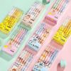 Hộp 12 chiếc bút gel xoá được dạng bấm mực tím