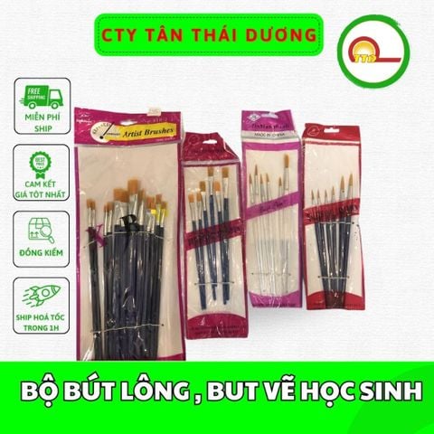 Bộ Bút Lông, Bút Vẽ Học Sinh