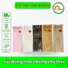 Tập 20 túi đựng hoa 1 bông chữ love khổ 14cm*40cm
