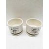 Chậu trồng cây - Chậu gốm, sứ tròn kèm đĩa trồng cây cảnh nhỏ, sen đá - Chậu trồng hoa để bàn