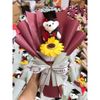 (Lẻ 1 Con) Gấu xốp tốt nghiệp - Gấu cử nhân - Decor Trang trí bó hoa, làm quà tặng cực đẹp size 14cm