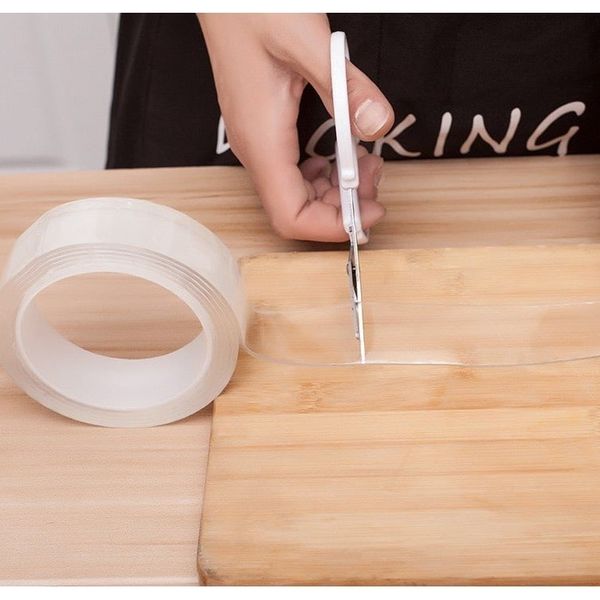 BĂNG DÍNH 2 MẶT SIÊU DÍNH TRONG SUỐT - 3CM X 3M - DÍNH TRÊN NHIỀU BỀ MẶT