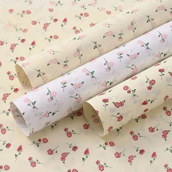 GIẤY NẾN họa tiết - GIẤY NHĂN hoạ tiết . Gói hoa, bọc quà. Kiểu Hàn Quốc cực đẹp