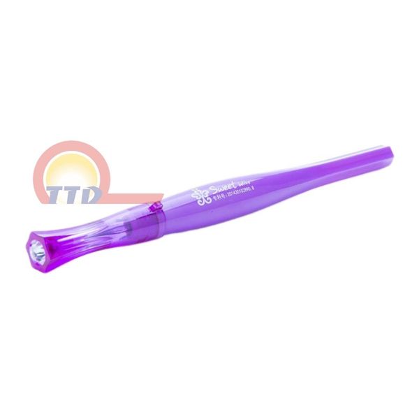 Hộp 12 Chiếc Bút Bi Gel CHOSCH Mực Tím - Đầu Bút Kim Cương