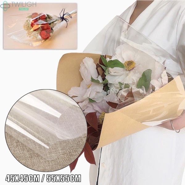 Giấy Gói Hoa Trong Suốt - Giấy bóng kính gói hoa - tập 50 tờ