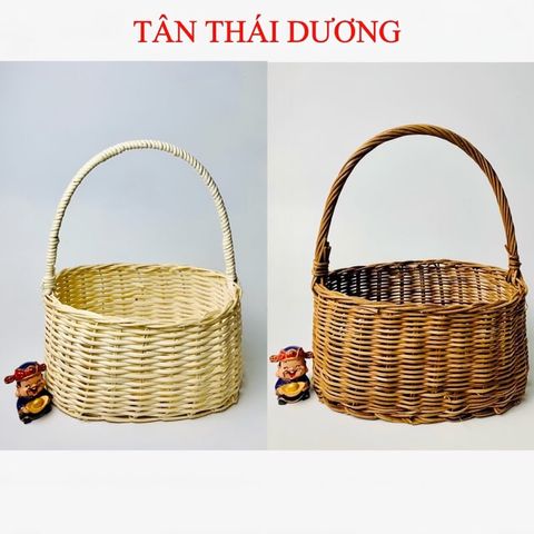 Giỏ mây - Làn mây cắm hoa - Lẵng mây cắm hoa - Decor trang trí