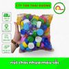 100 nút chai nhựa màu sắc - làm đồ handmade- giáo cụ học tập