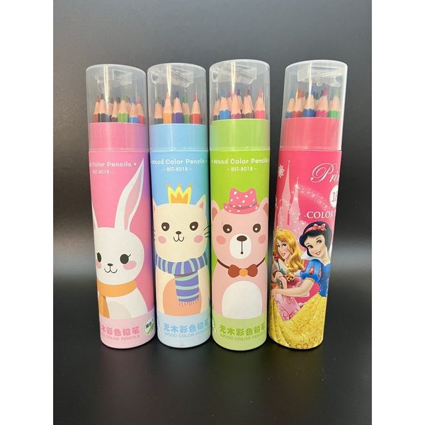 Hộp Bút Chì Màu - 12 , 18 , 24 , 36 màu ( Có Kèm Sẵn Gọt Chì )