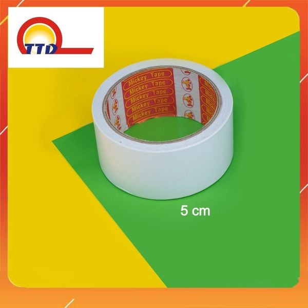 Cuộn Băng Dính 2 Mặt Các Cỡ_Dài 11 mét