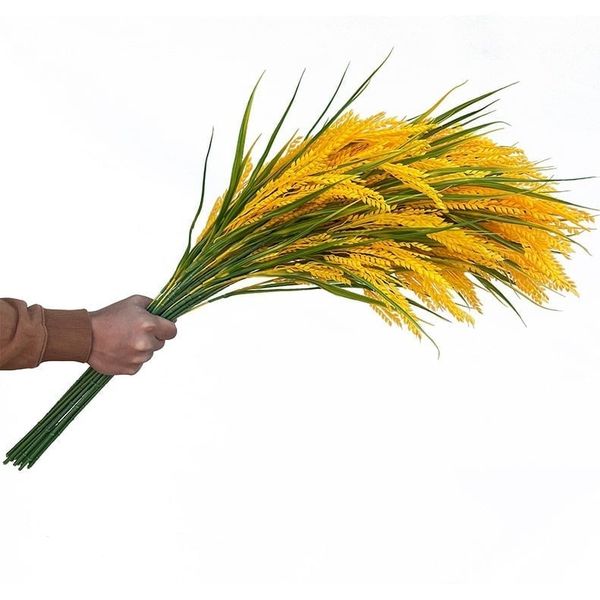 Combo 10 Cành lúa giả cao cấp - Cắm lọ hoa trang trí nhà cửa - Decor cực đẹp