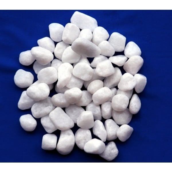 500gram đá trắng - Sỏi trắng trang trí chậu cây, chậu hoa - Trang trí chậu cây tiểu cảnh - Trải nền bể cá cảnh