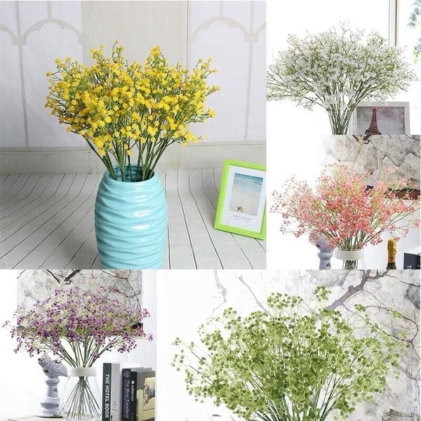 Hoa Giả - Cành hoa baby cao cấp, Cắm lọ hoa trang trí - Decor Trang trí nhà cửa cực đẹp