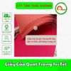 Giấy Gấp Quạt Trang Trí Tết,Giấy Đỏ Gấp Quạt Có Nếp Chất Liệu Nhung 1 Tờ 54x79cm